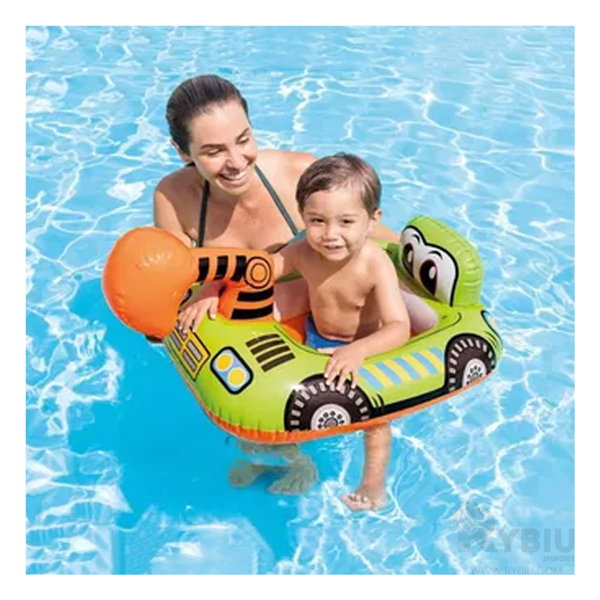 Flotador Carro en Forma de Escabadora para Niños