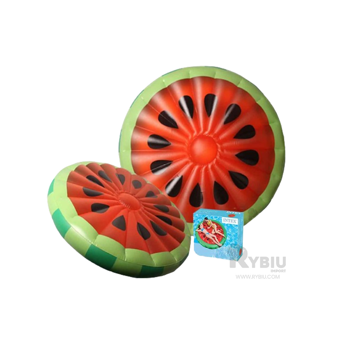 Flotante Comodo Ligero con Forma de Sandia Y+Ligas de Regalo