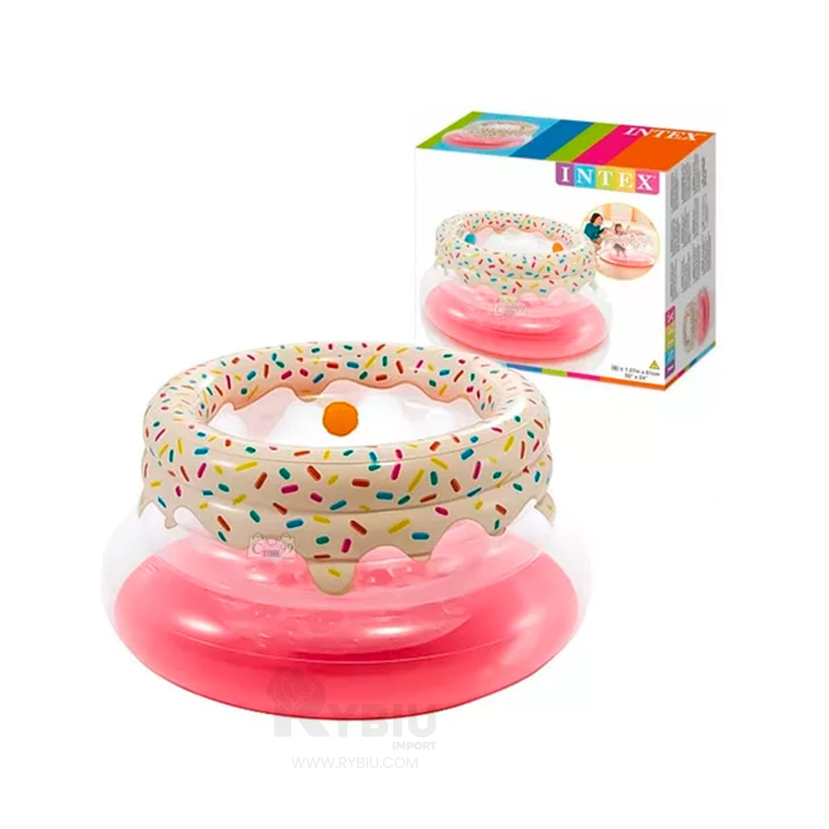 Juguete de Dona Divertido en Color Rosado Y+Ligas de Regalo