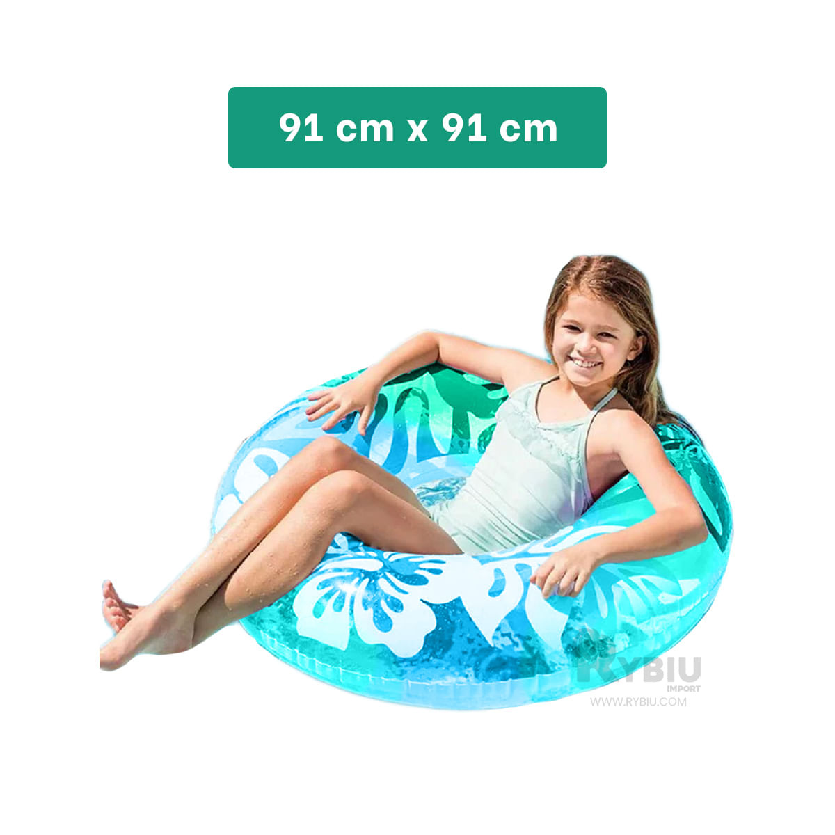 Salvavidas Facil de Usar Celeste Y+Regalo Ligas para Peinar