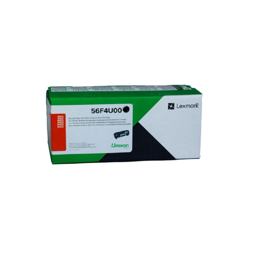 Toner Lexmark 56F4U00 Negro Original