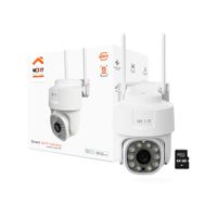 Cámara PTZ Wifi Nexxt NHC-OP10 5MP Zoom 6X Audio 2 vías Reflector RJ45 + SD 64GB