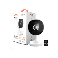 Cámara Wifi Nexxt NHC-I710 2K Interior Audio 2vías Deteccion movimiento + SD 128GB