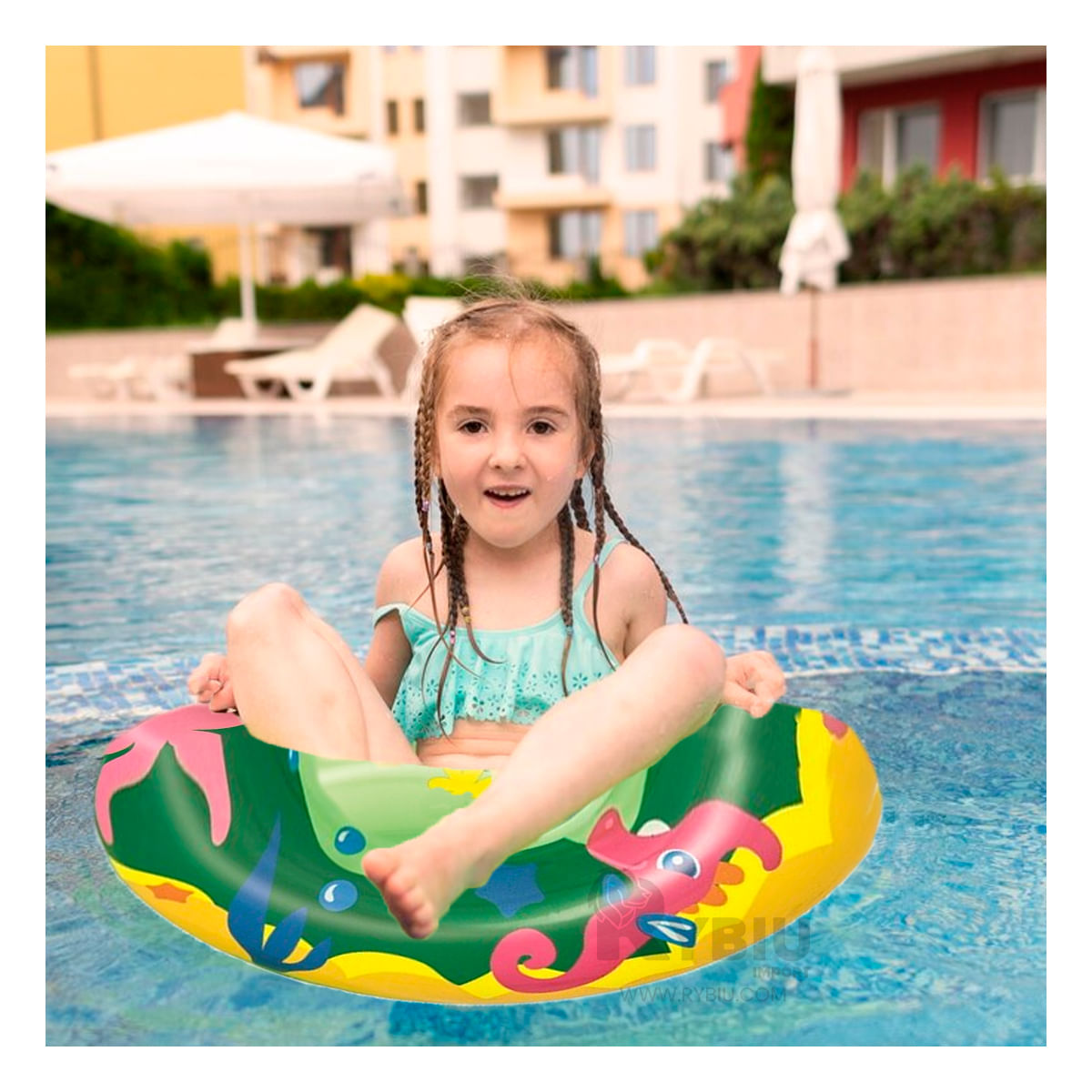 Colchon para Playa Verde mod.36113 Y+Post-it Adhesivos