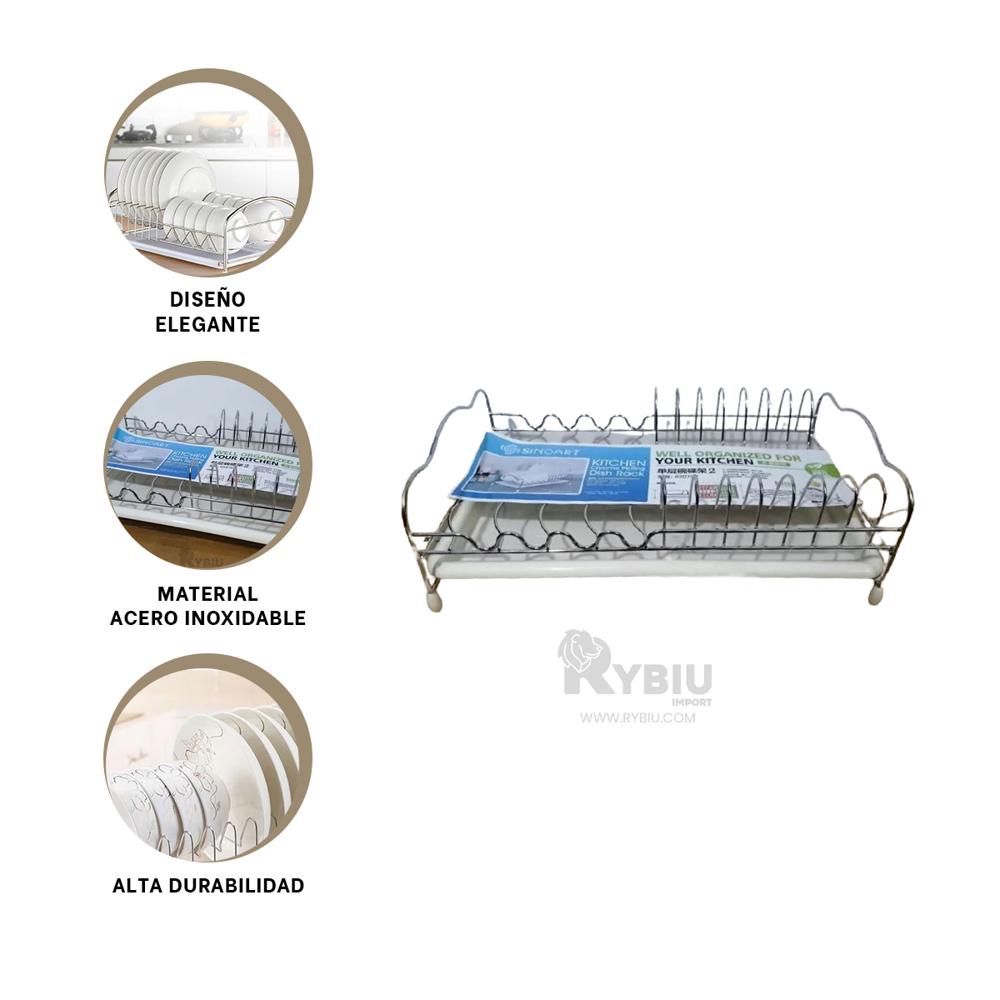 Repisa Bonita de Recipientes en Acero Y+Banderitas Adhesivas