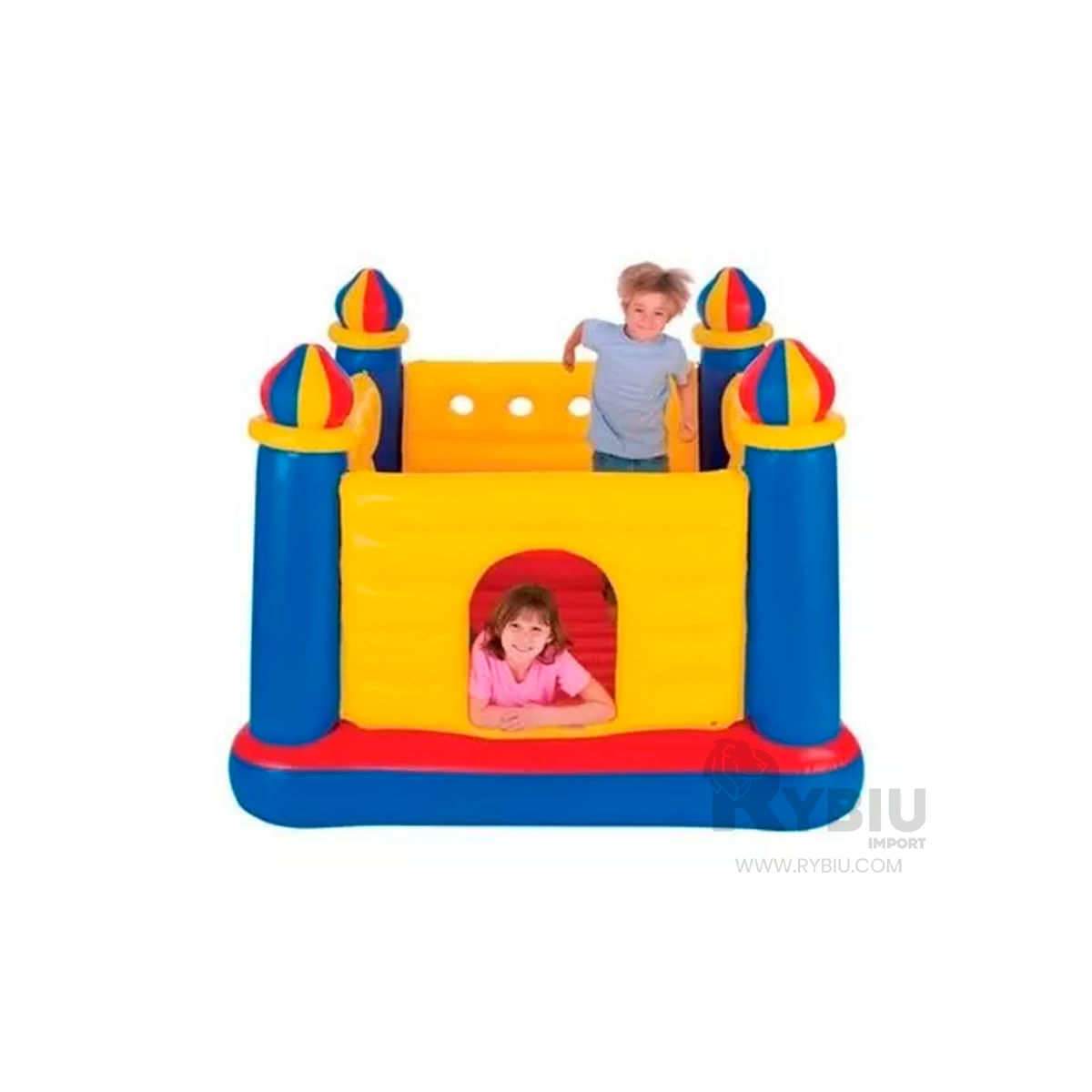 Inflable Interactivo en Color Amarillo Y+Ligas de Regalo