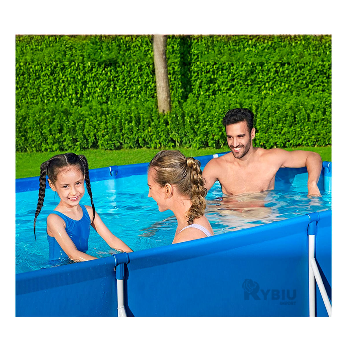 Piscina Grande en Larga en Celeste Y+Regalo Agendita