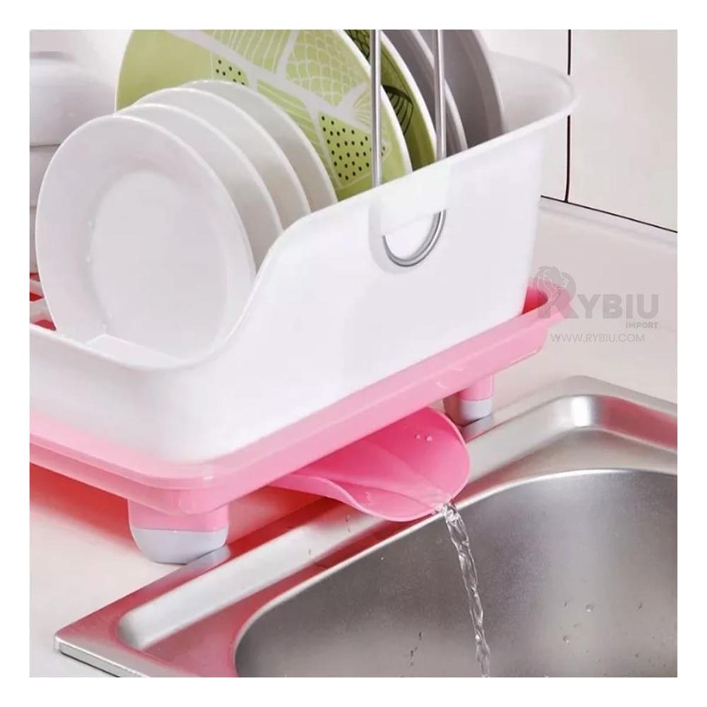 Escurridor Practico de Cubiertos 2N Rosado Y+Regalo Agendita