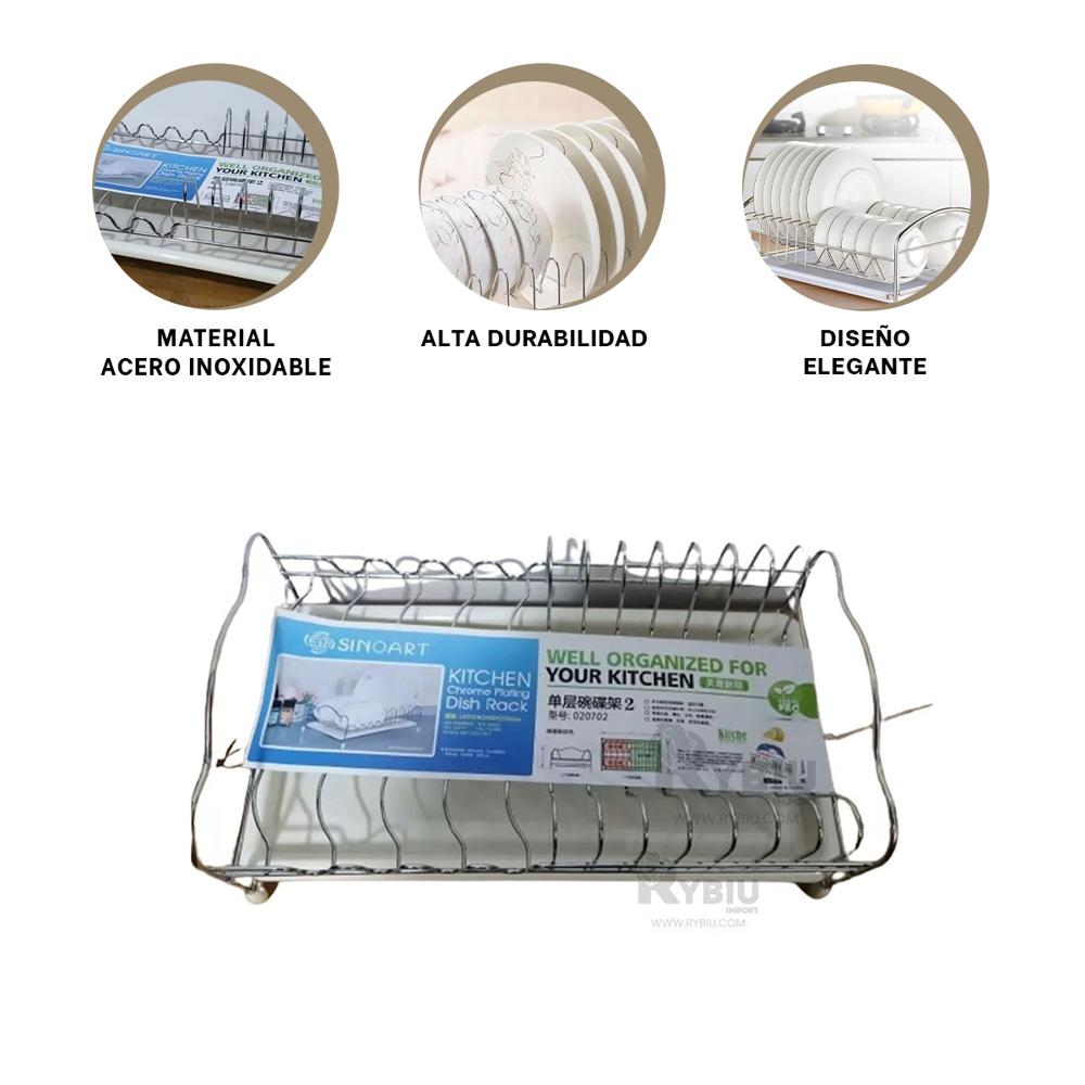 Repisa Multifuncional para Cocina Acero Y+Post-it Adhesivos