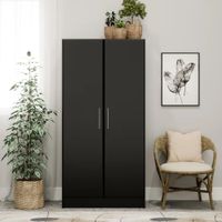 Ropero Moderno Cretia Negro R&R MUEBLES