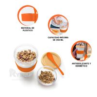 Taza Minimalista 350ML Anaranjado Y+Gift Stickers