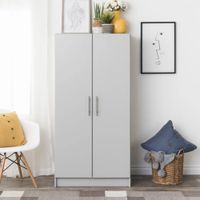 Ropero Moderno Cretia Gris R&R MUEBLES