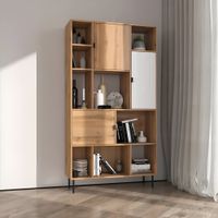 Estante Moderno Rades Con Multiples Compartimientos R&R Muebles