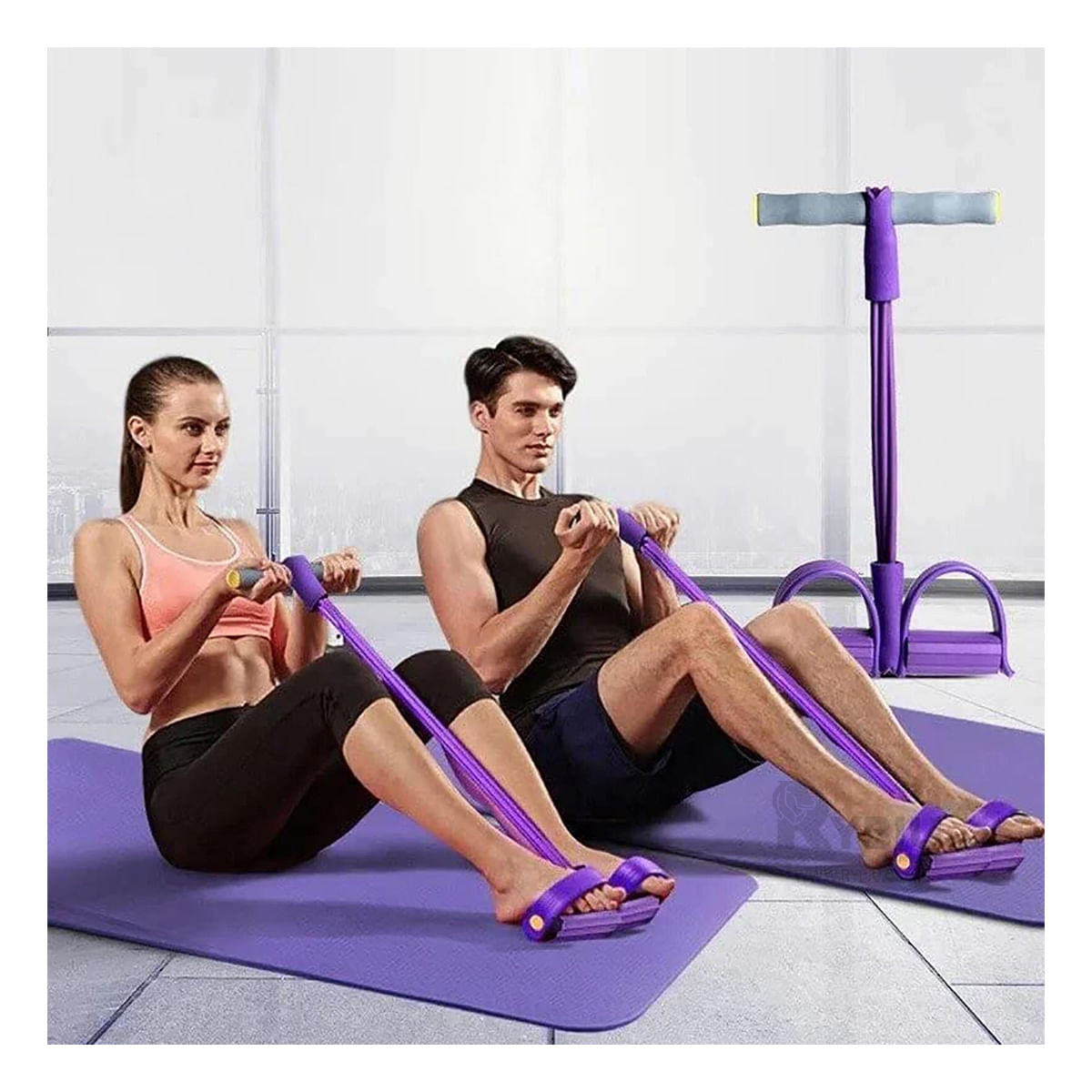 Liga Practica de Ejercicio de Color Morado Y+Papel de Regalo