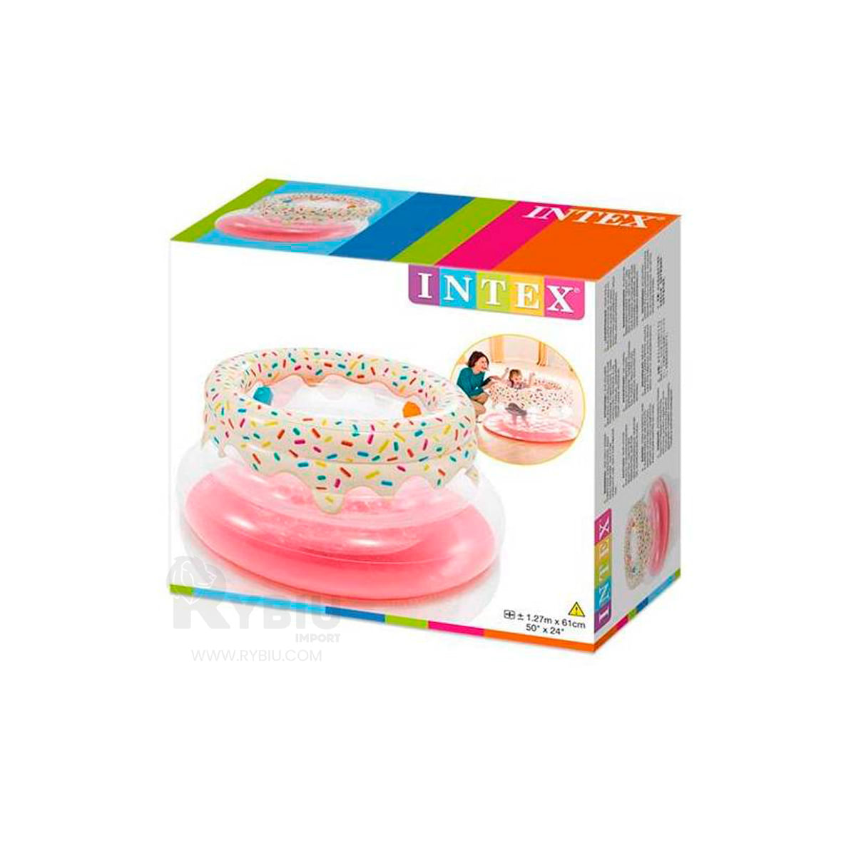 Dona Resistente para Bebes de Color Rosado Y+Stickers