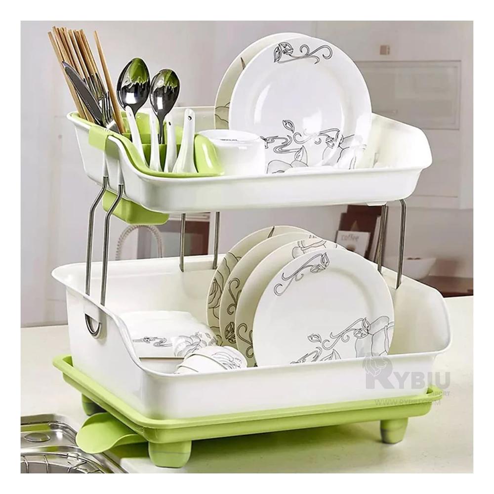 Colador Secador para Platos 2N Verde Y+Post-it Adhesivos