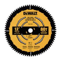 Disco de Sierra Circular 12' 80d Dewalt Carburo De Tungsteno Modelo DWA11280
