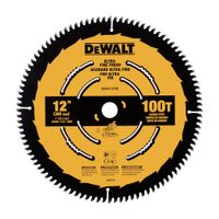 Disco de Sierra Circular Dewalt DWA112100 de Carburo de Tungsteno con 100 Dientes