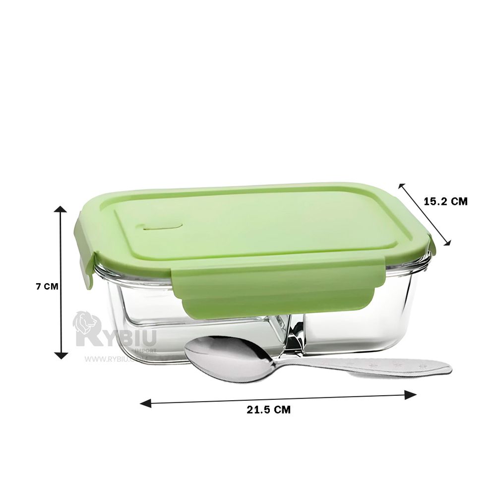 Taper Resistente de Vidrio con Tapa de 1040ml Verde | Promart.pe - Promart