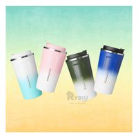 Taza para Viajes en Verde con Blanco Y+Regalo Stickers