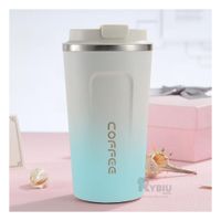 Vaso con Pantalla LED en Celeste y Blanco Y+Papel de Regalo