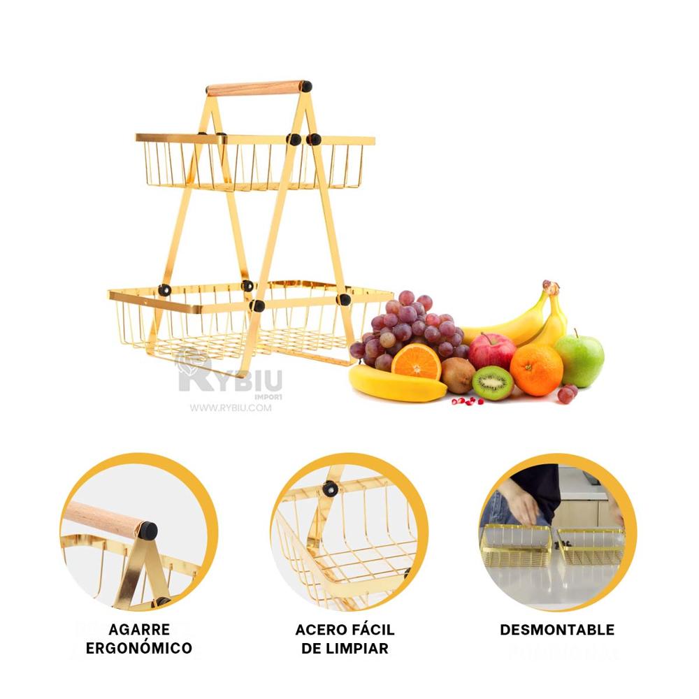 Organizador Simple de Usar en Dorado Y+Banderitas Adhesivas