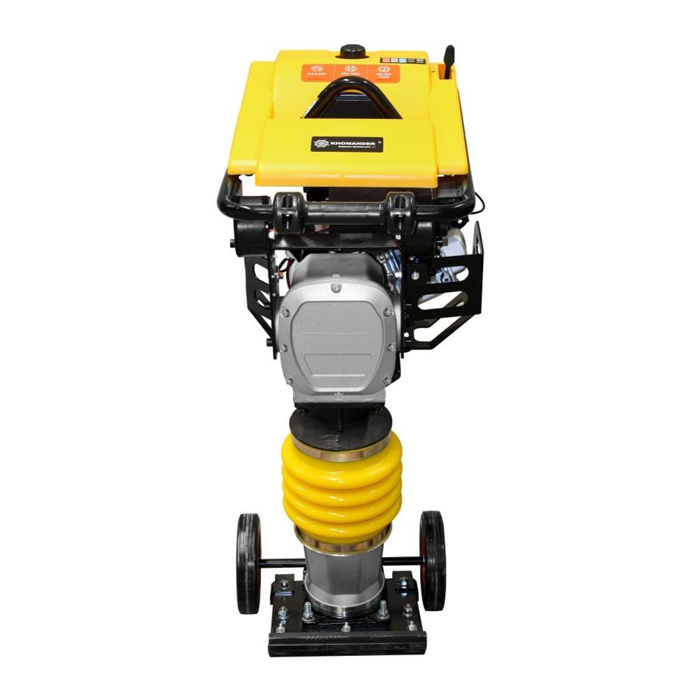 Vibro Apisonadora Saltarin KHOMANDER KRM80-A Con Motor Honda Gx160  Con Tapa