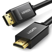 Cable Displayport a HDMI 4K UGREEN 30Hz 10.8Gbps 3 Metros 3D