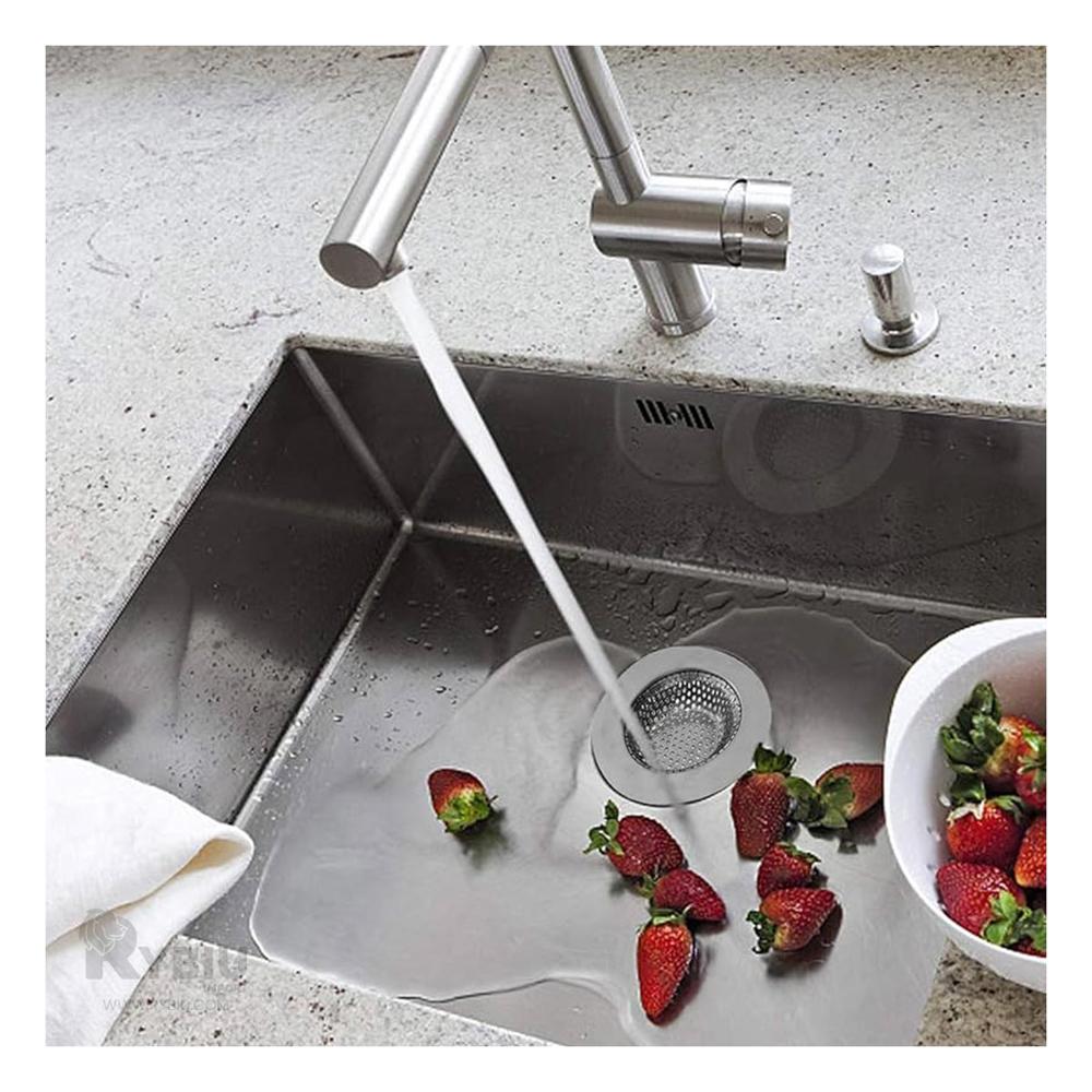 Rejilla Atrapa Residuos 5.4 cm en Plateado Y+Papel de Regalo