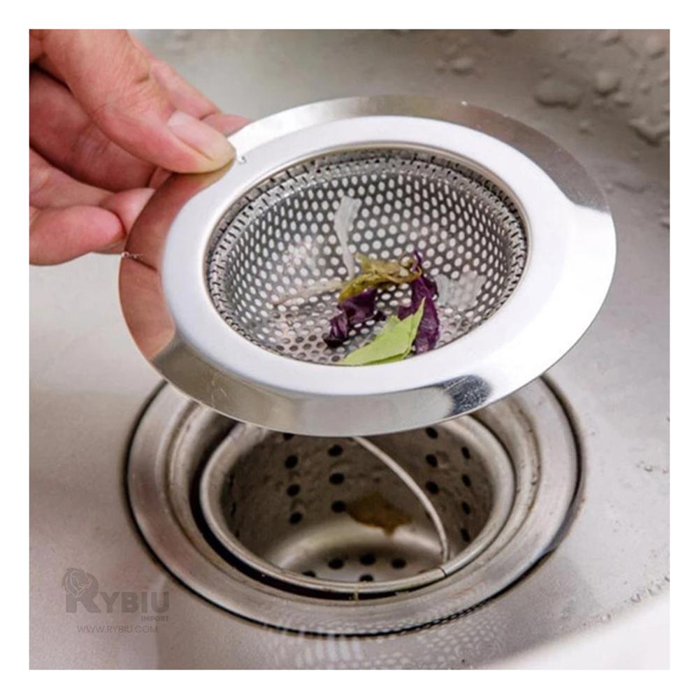 Rejilla Coladora para Caños 9 cm Plateado Y+Regalo Stickers