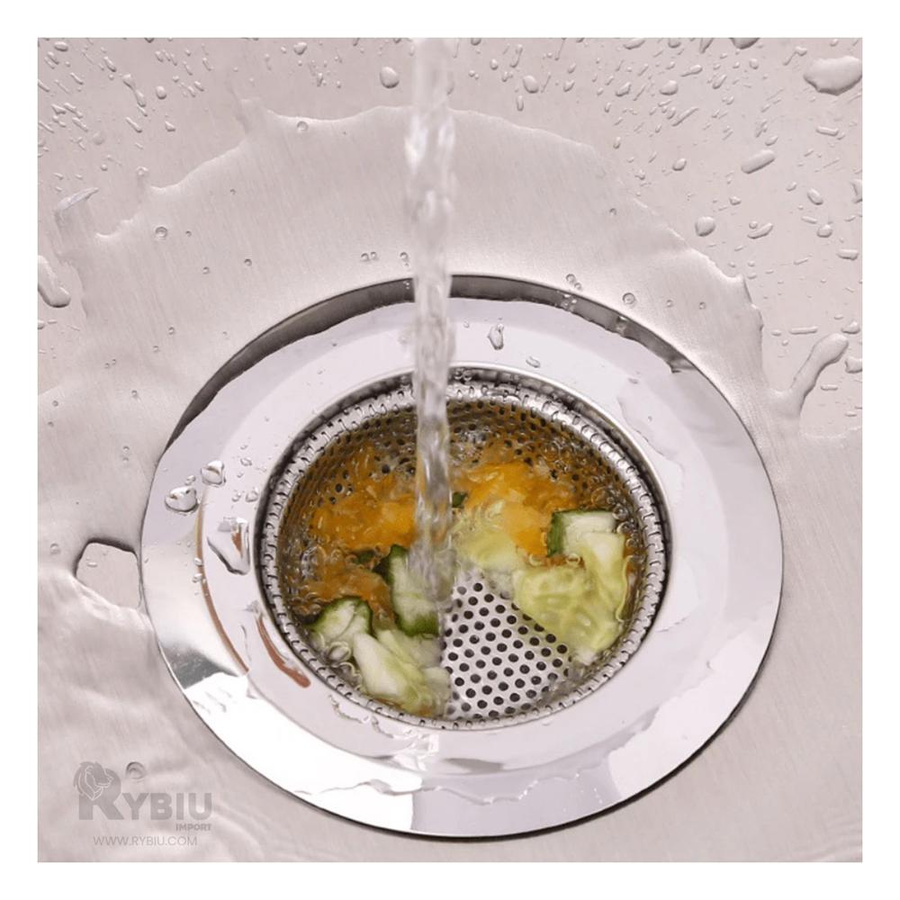 Rejilla de Filtros 9 cm para Tuberias de Cocina en Tono Plateado Y+Papel de Regalo