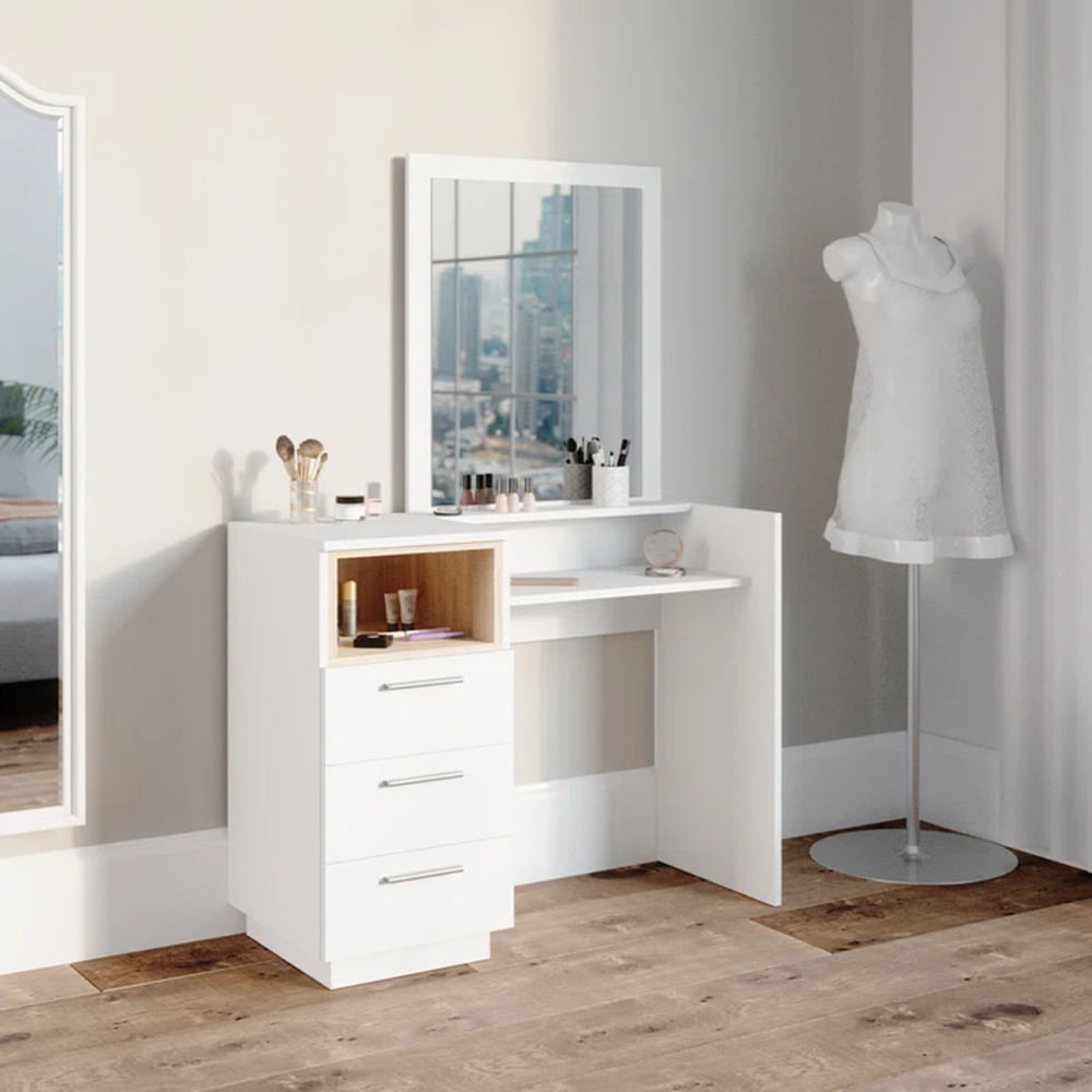 Tocador Moderno Kimishima Blanco R&R MUEBLES