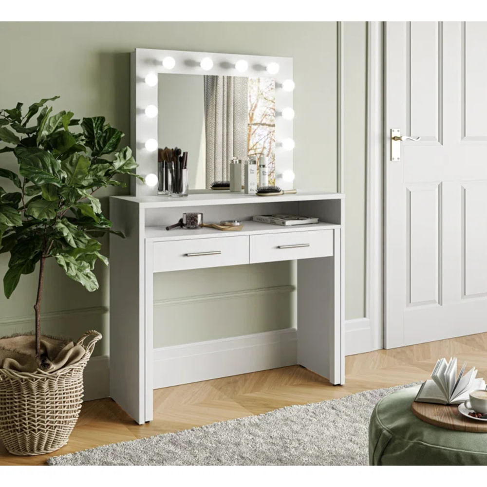 Tocador Moderno Nonoa Blanco R&R MUEBLES