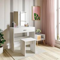 Tocador Moderno Sayaka Blanco R&R MUEBLES