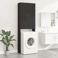 Mueble Para Lavanderia Moderno Shiki Negro R&R Muebles