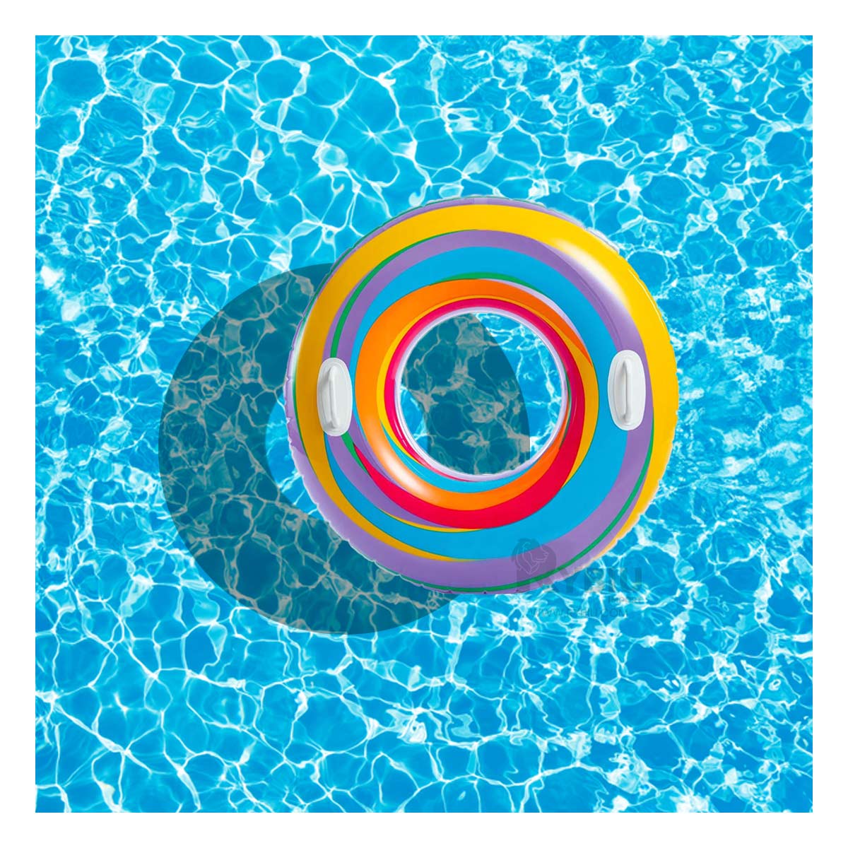 Flotador Moderno y Sofisticado en Celeste Y+Regalo Stickers