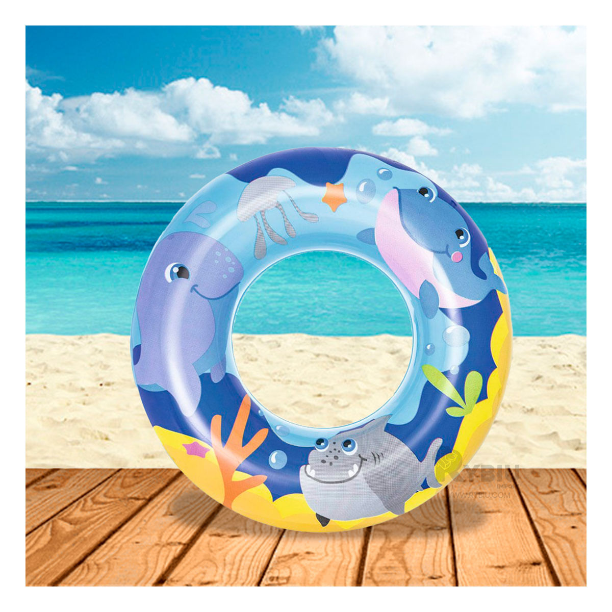 Flotador de Calidad Azul mod.36113 Y+Regalo Agendita