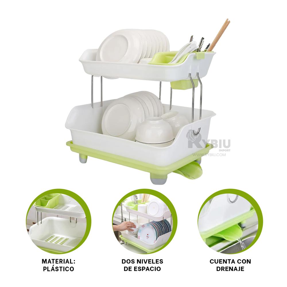 Secador Efectivo de Vajilla 2N Verde Y+Regalo Stickers