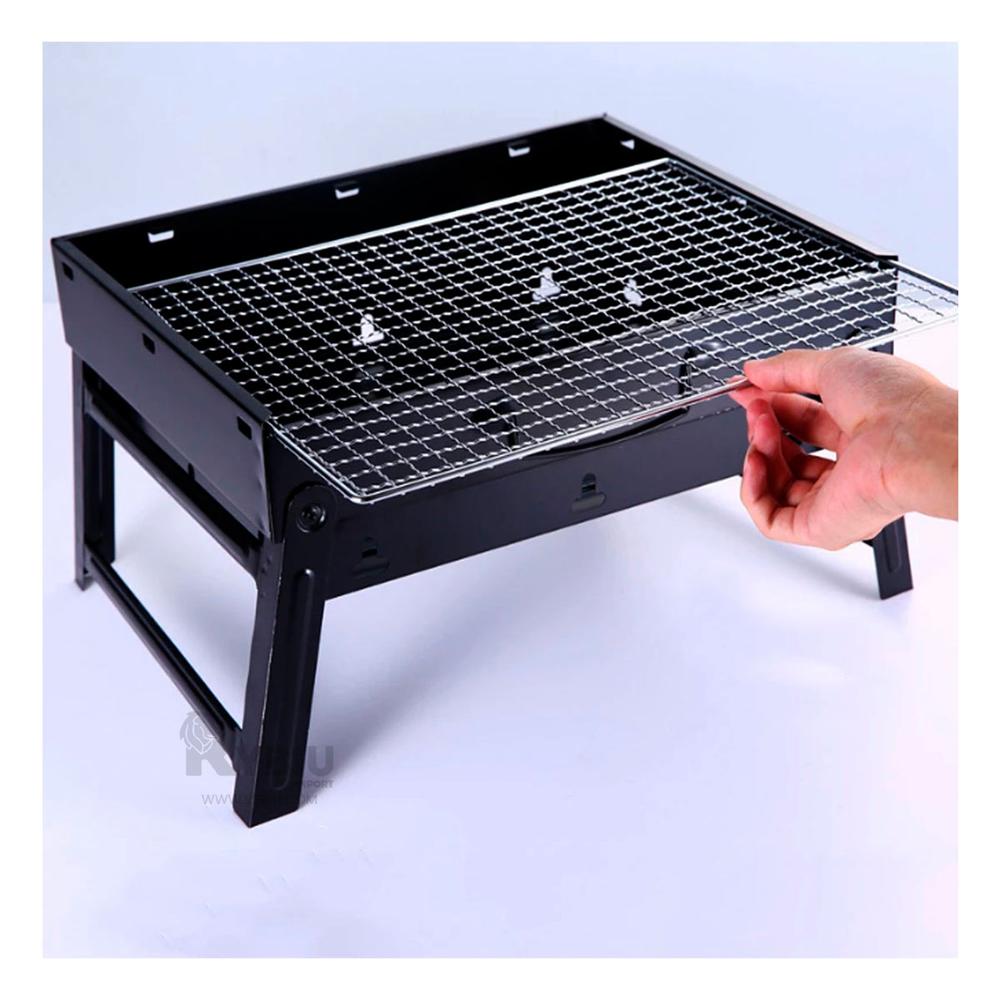 Mini Parrilla Minimalista para la Familia Multiuso en Negro