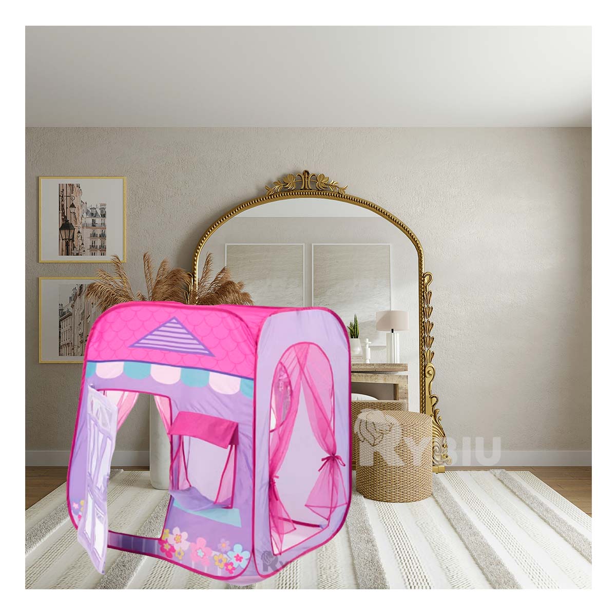 Espacio Pequeño para Niñas en Lila Y+Ligas de Regalo