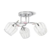 Lámpara Adosable Orange Azafrán 3 Luces E27 Cromo