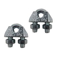 Grampa para cable 1/8"" 2 piezas Werken