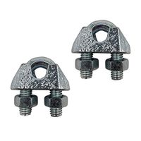 Grampa para cable 1/4"" 2 piezas Werken