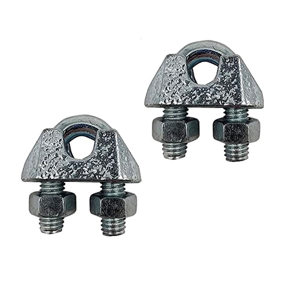Grampa para cable 1/4" 2 piezas Werken