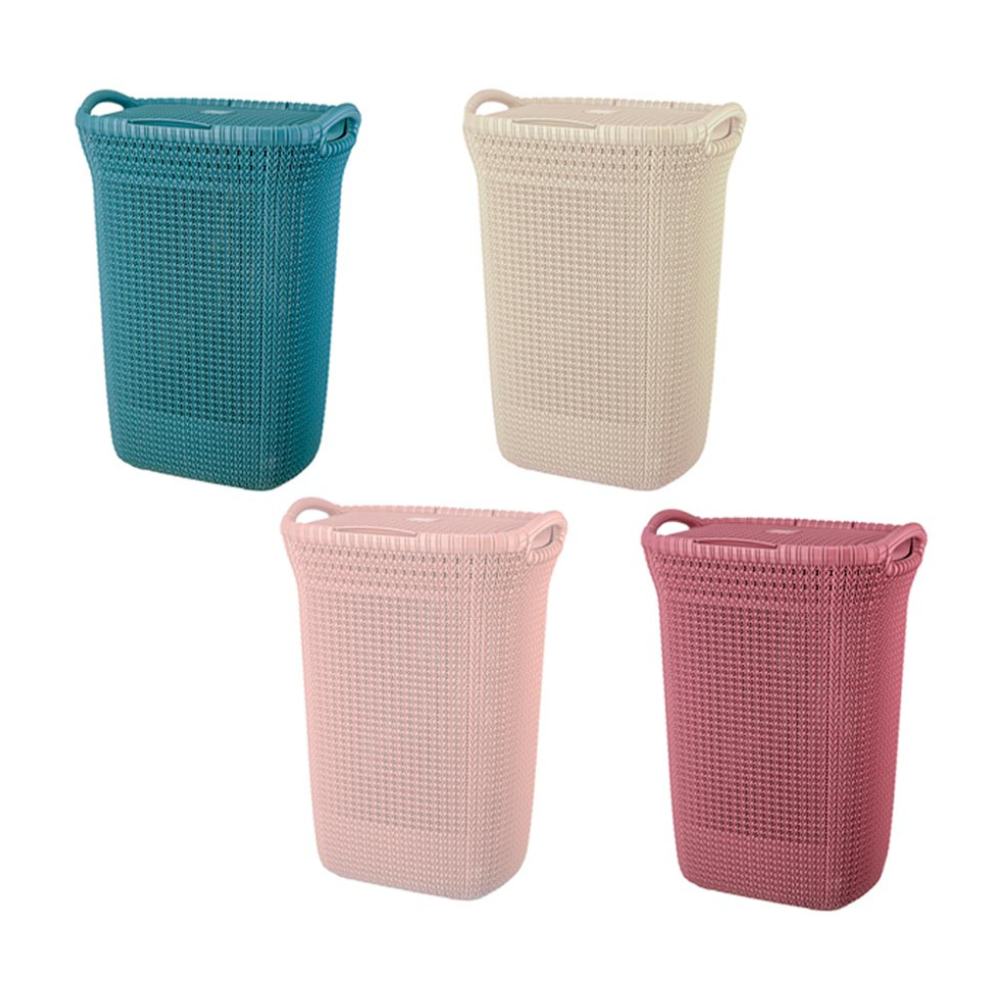 Cesto de Ropa Plástico Reyplast Khipu 60 L Rectangular Color Aleatorio