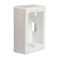 Caja Movil + Caja Rectangular Polipropileno Werken Modelo Adosable Blanco