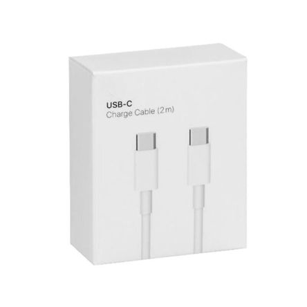 Cable Generico Tipo C-C de 2m para dispositivos Apple