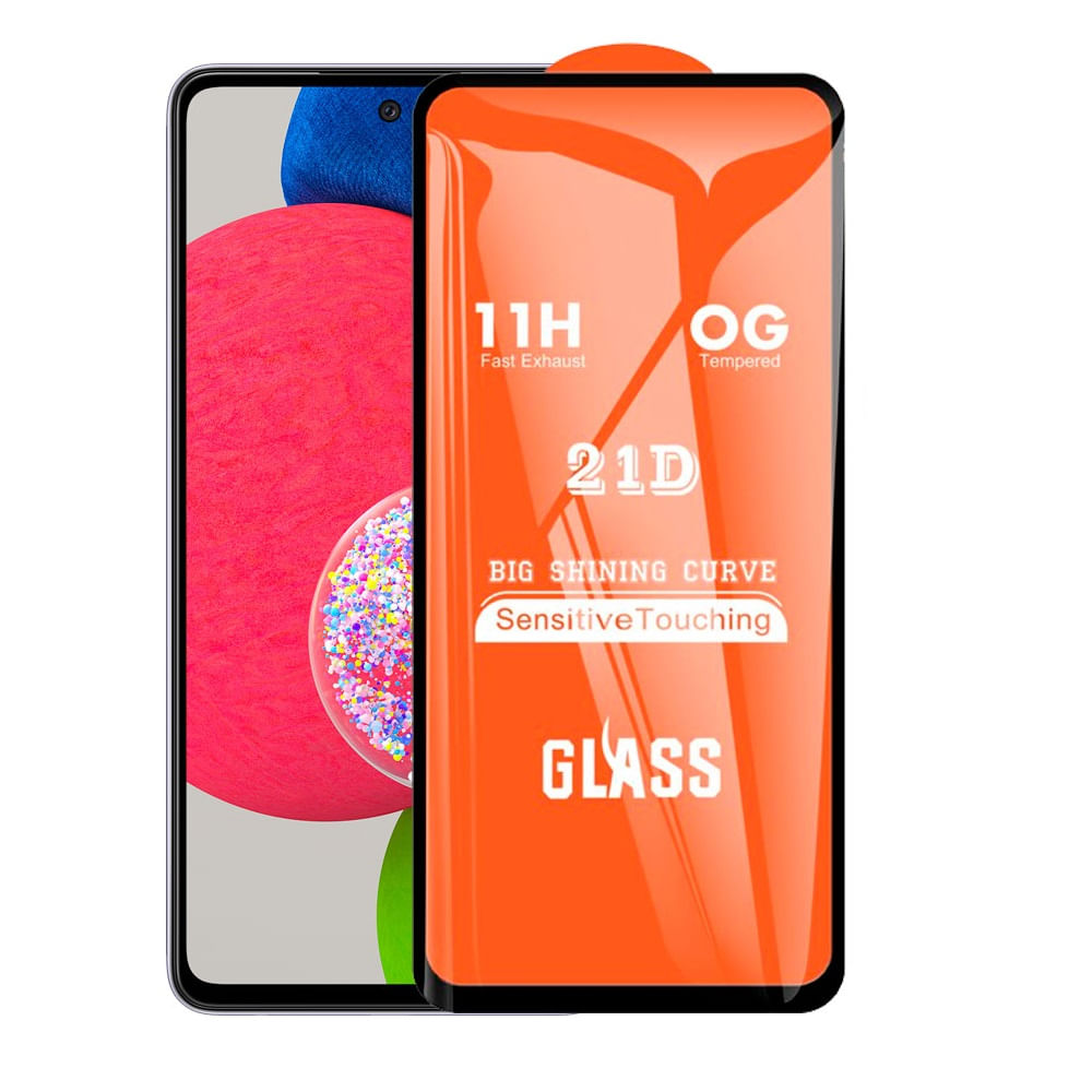 Mica para Samsung A35 Protector 21D Antishock Vidrio Templado Resistente a Golpes y Caídas