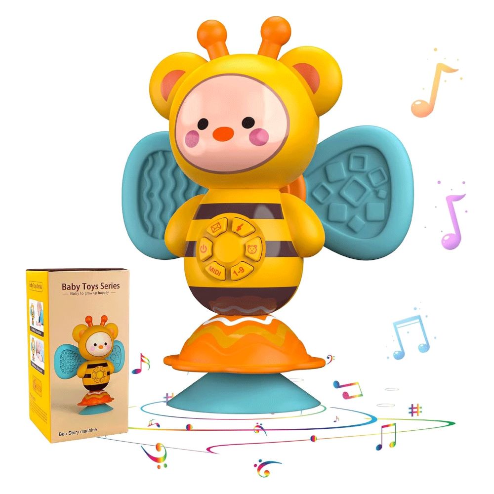 Juguete Sonaja Musical Abeja Musical con Luces Juguete Sonaja Musical Abeja Musical con Luces