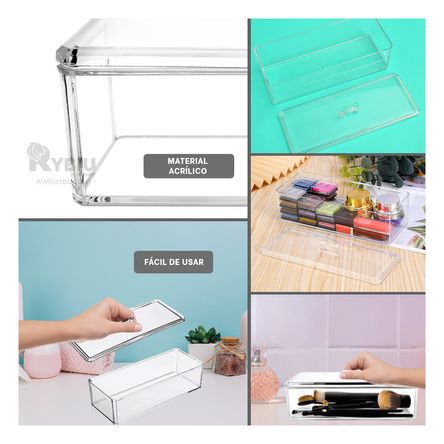 Baul de 1 Nivel Acrilico Transparente Y+Post-it adhesivos Baul de 1 Nivel Acrilico Transparente Y+Post-it adhesivos